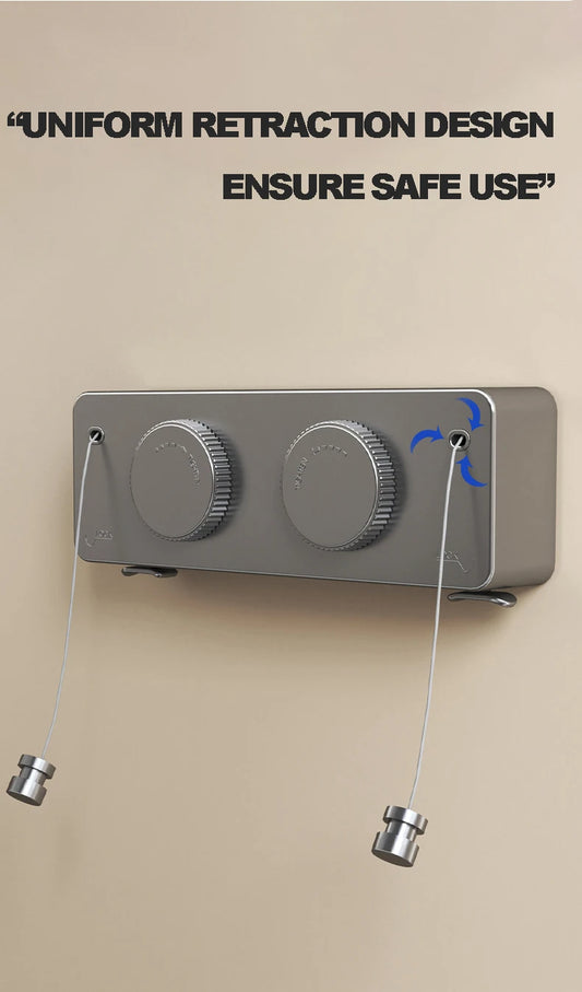 Retractable Clothesline Collection Laundry Extendable Wall Clothesline Clothes Hanger Retractable Clothe Horse Drying Rack